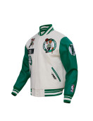 Boston Celtics Retro Classic Rib Wool Varsity Jacket