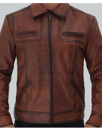 Bradford Casual Leather Jacket Mens Bradford Casual Leather Jacket Mens
