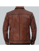 Bradford Casual Leather Jacket Mens