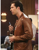 Brian Thomas Smith The Big Bang Theory Brown Leather Jacket