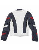 Bruce Lee Navy and White Leather Jacket
