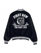 Bulldog First Row Black Varsity Jacket