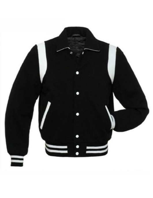 Byron Collar Baseball Varsity Jacket