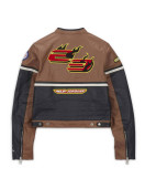 Cactus Air Jordan Leather Jacket