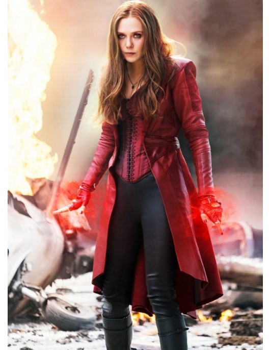 Captain America Civil War Scarlet Witch Coat