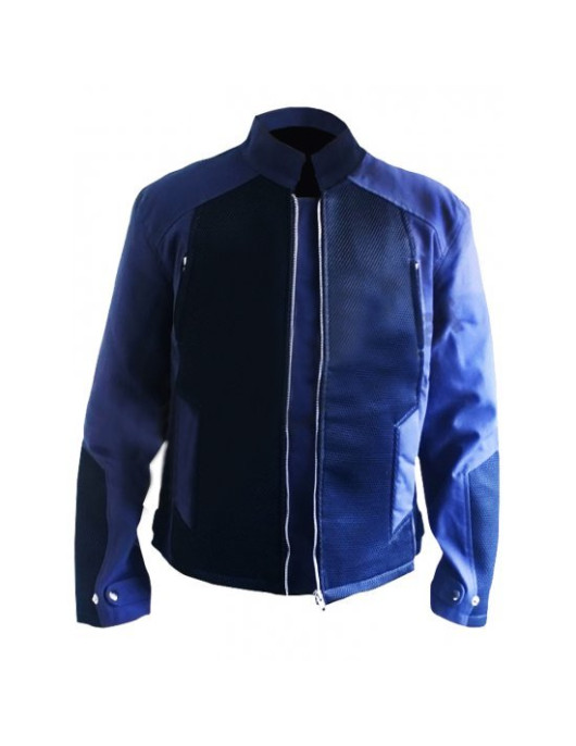 Captain America Steve Rogers Blue Cotton Jacket