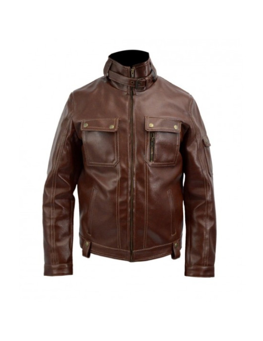 Chad Gangsters Kingdom Spade IV Leather Jacket