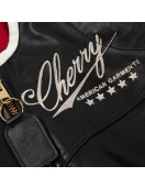 Cherry Vanson Star Leather Jacket