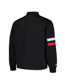 Chicago Bulls Black Stitch Applique Bomber Jacket