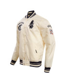 Chicago Cubs Off White Satin Jacket: A Fan Must-Have