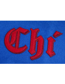 Chicago Cubs Old English Blue Wool Varsity Jacket