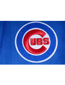 Chicago Cubs Old English Blue Wool Varsity Jacket