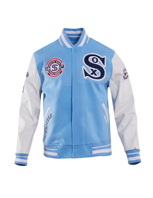 Chicago White Sox Retro Classic Blue Wool Varsity Jacket