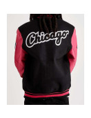 Chicago White Sox Varsity Pink and Black Jacket