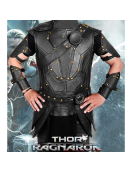 Chris Hemsworth Thor Ragnarok Brown Leather Vest with Removable Belts