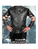 Chris Hemsworth Thor Ragnarok Brown Leather Vest with Removable Belts