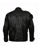 Chris Pratt’s Star Lord Real Leather Jacket in Black Color