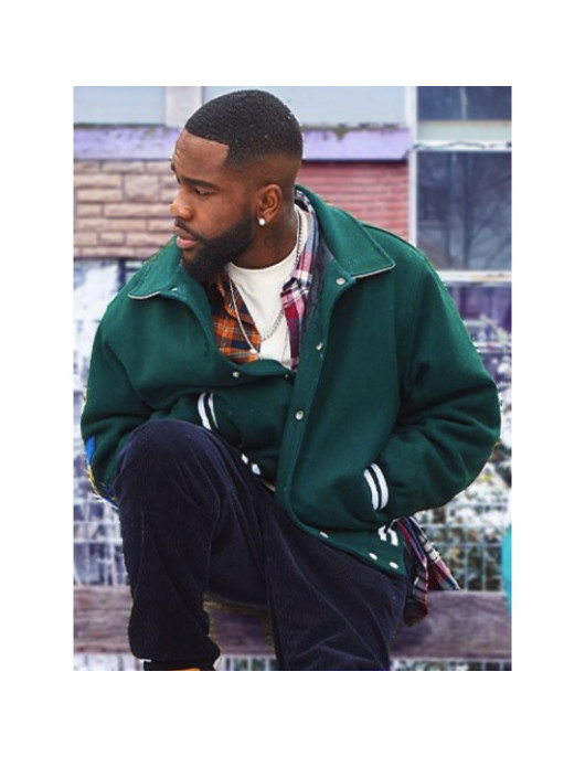 Christmas Flow 2021 Green Bomber Jacket