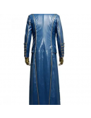 Clark Blue Trench Leather Coat Halloween Cosplay Costume