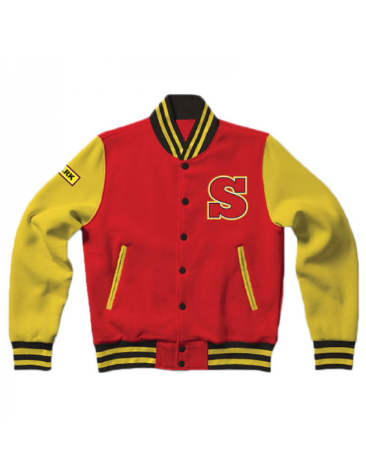 Clark Kent Smallville Letterman Red and Yellow Jacket