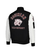 Classic Texas Southern Tigers Black and White Varsity Jacket