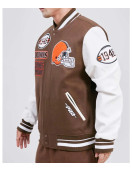 Cleveland Browns Mash Up Varsity Jacket