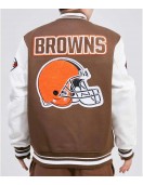 Cleveland Browns Mash Up Varsity Jacket