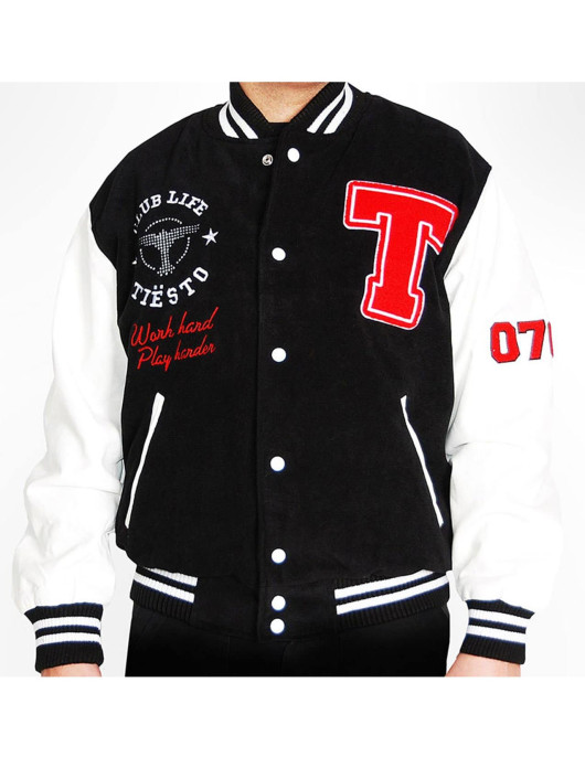 Club Life Tiesto Letterman Varsity Jacket