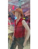 ONE PIECE MONKEY D. LUFFY IÑAKI GODOY LEATHER RED VEST