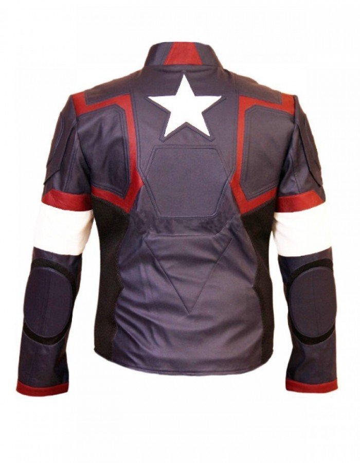 Chris Evans Captain America Avengers Leather Jacket