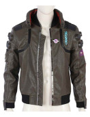 Cyberpunk 2077 Bomber Leather Jacket