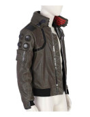 Cyberpunk 2077 Bomber Leather Jacket