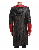 DMC Dante Leather Hooded Coat