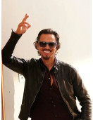 DMZ Benjamin Bratt Biker Leather Jacket