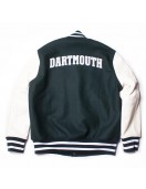 Dartmouth Green and White Varsity Jacket