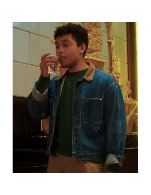 Dating and New York 2021 Jaboukie Young-White Milo Blue Denim Jacket