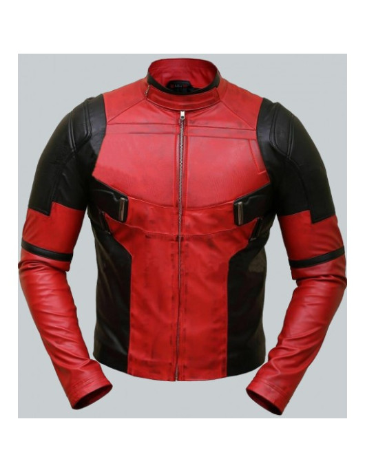 Deadpool Red Leather Jacket