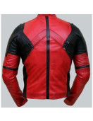 Deadpool Red Leather Jacket