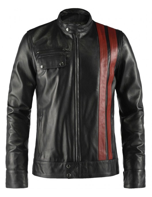 Death Race Frankenstein Biker Leather Jacket