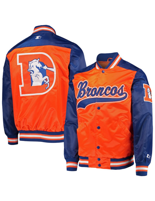 Denver Broncos Starter The Tradition II Full-Snap Team Jacket