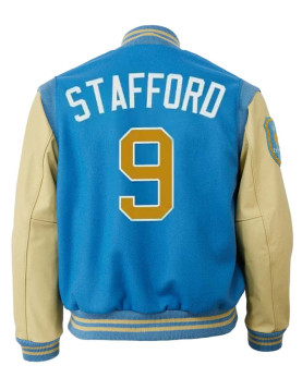 Detroit Lions 9 Matthew Stafford Varsity Jacket
