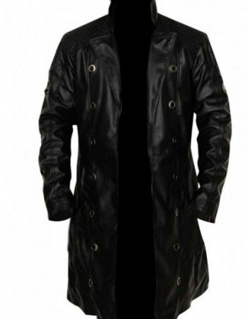 Deus Ex Human Revolution Adam Jensen Leather Trench Coat