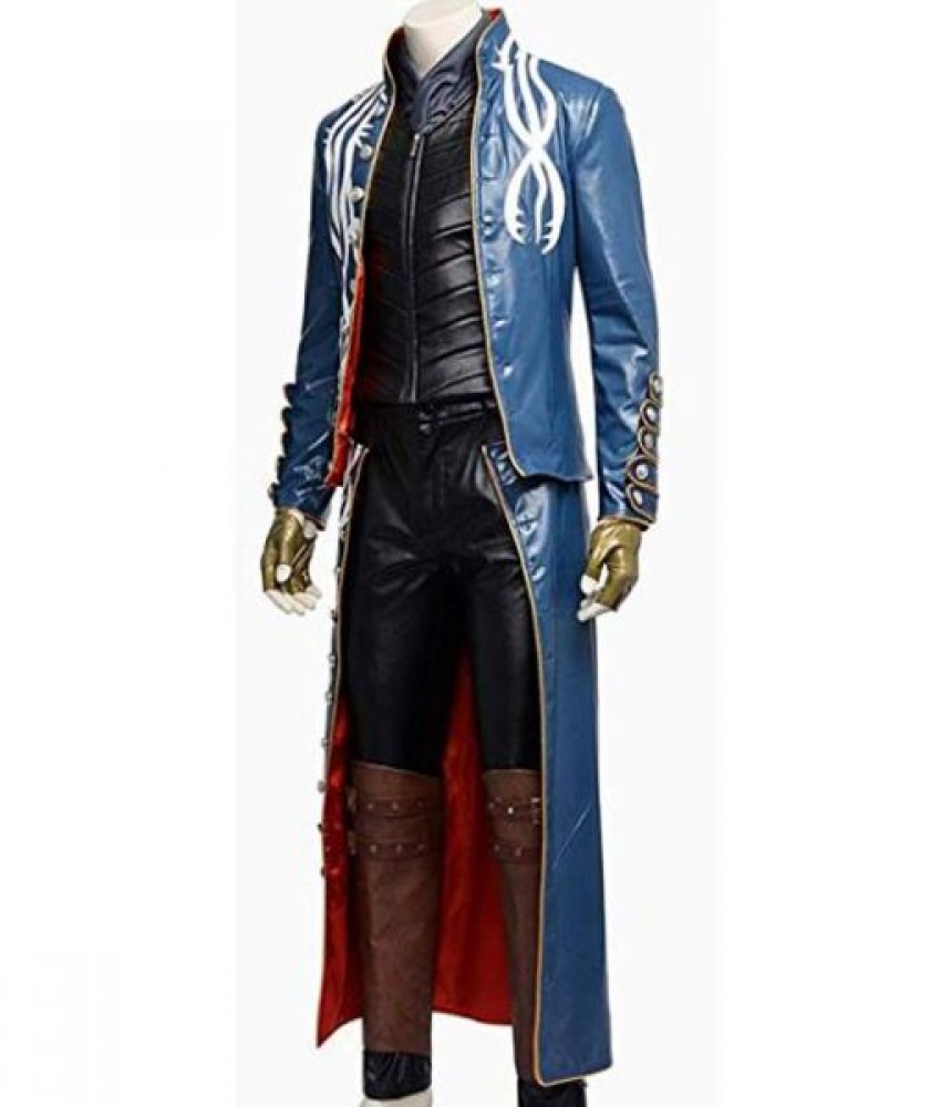 Devil May Cry 5 Vergil Trench Leather Coat