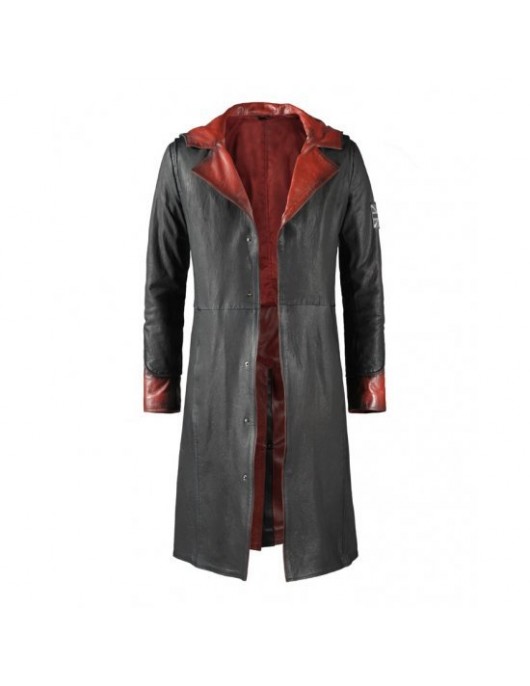 Devil May Cry 5 Dante Leather Trench Coat Costume