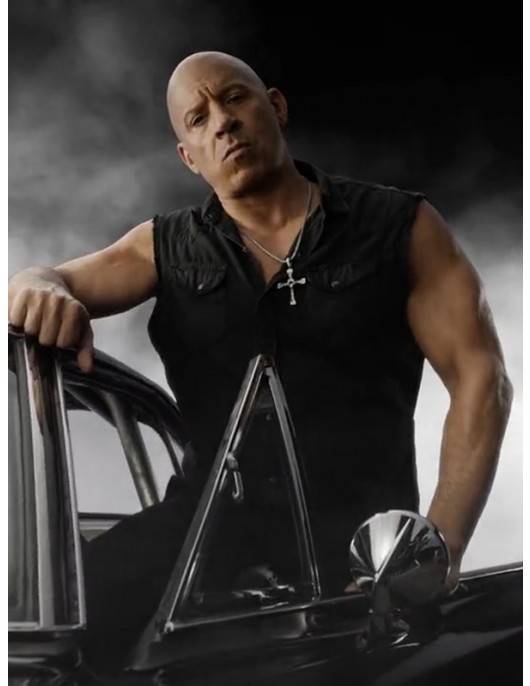 Dominic Toretto Fast X 2023 Vin Diesel Black Vest