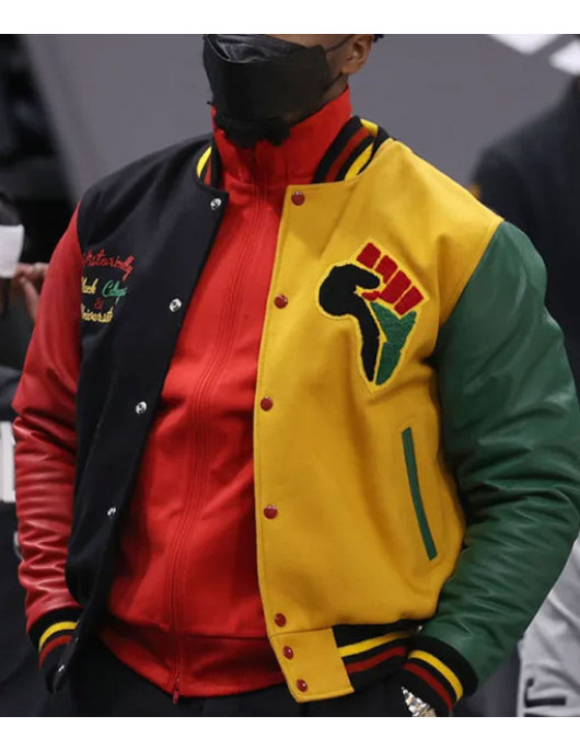 Donovan Mitchell HBCU Pride Varsity Jacket