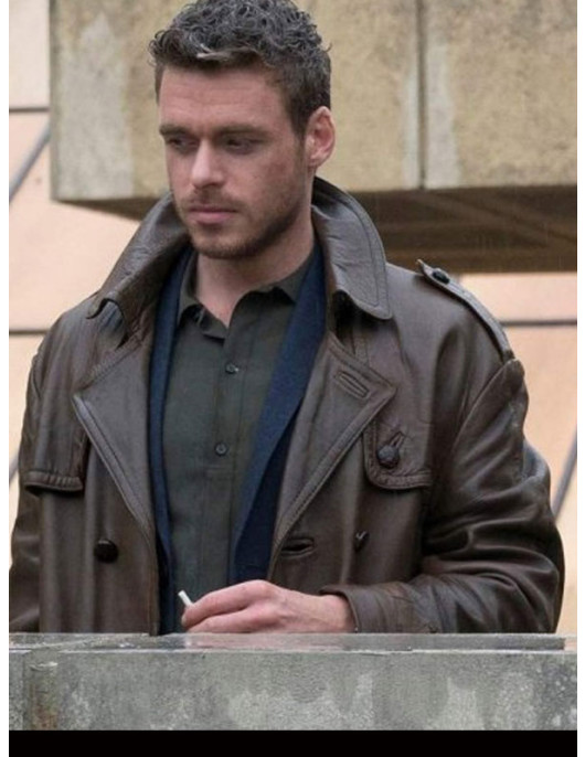 Eternals Ikaris Brown Leather Car Coat