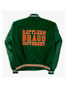 Florida A&M University Motto Green Varsity Jacket