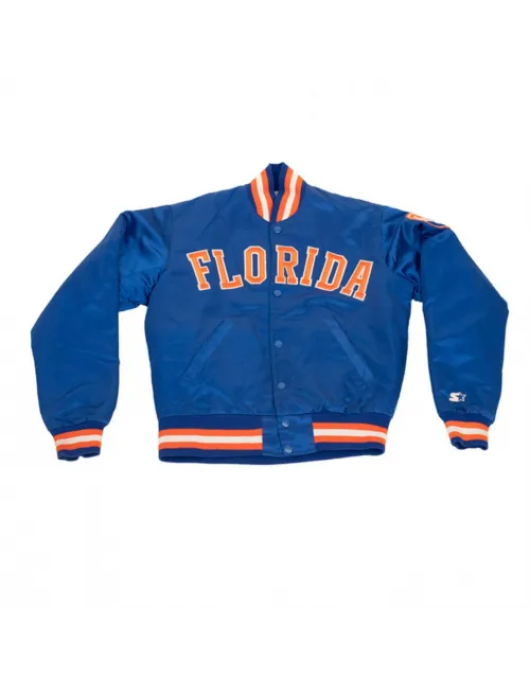 Florida Gators Blue Satin Jacket