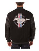 Ford Mustang Black Varsity Jacket